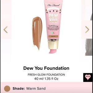 Too Faced Dew You Foundation in Warm Sand